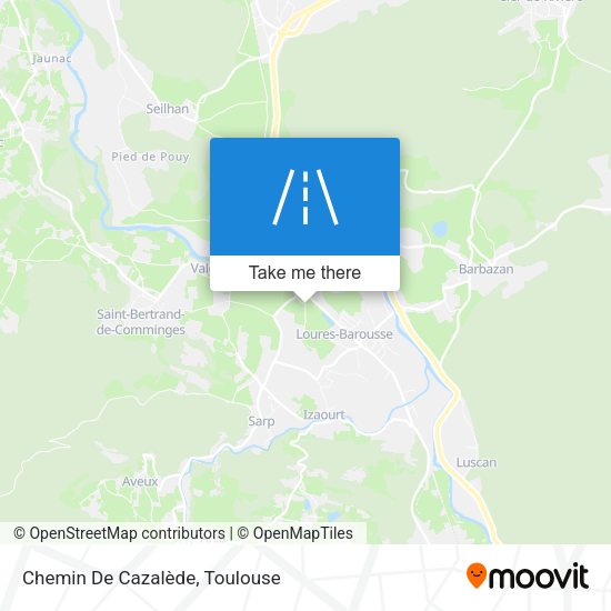 Chemin De Cazalède map