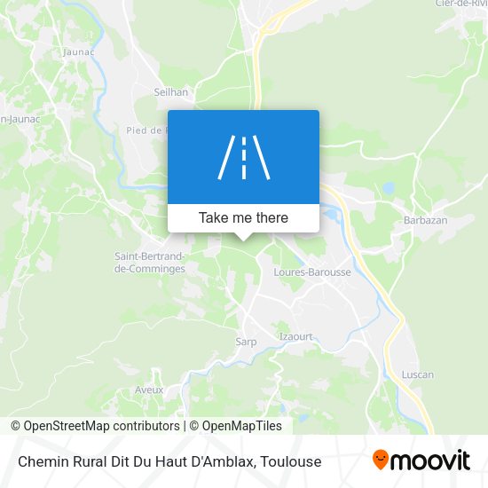 Chemin Rural Dit Du Haut D'Amblax map