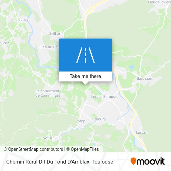 Chemin Rural Dit Du Fond D'Amblax map