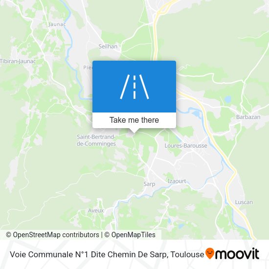 Voie Communale N°1 Dite Chemin De Sarp map