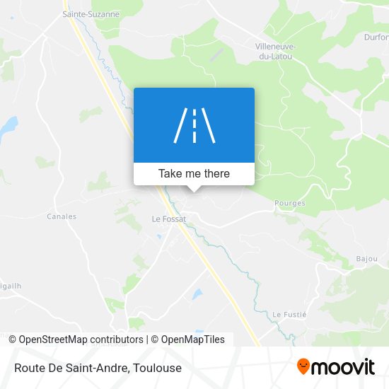Route De Saint-Andre map