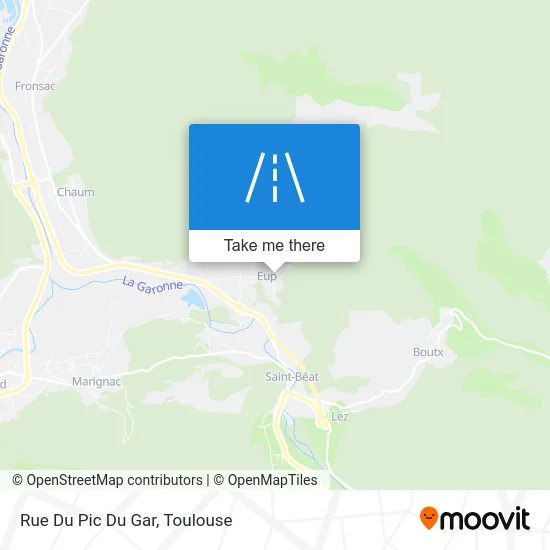 Rue Du Pic Du Gar map
