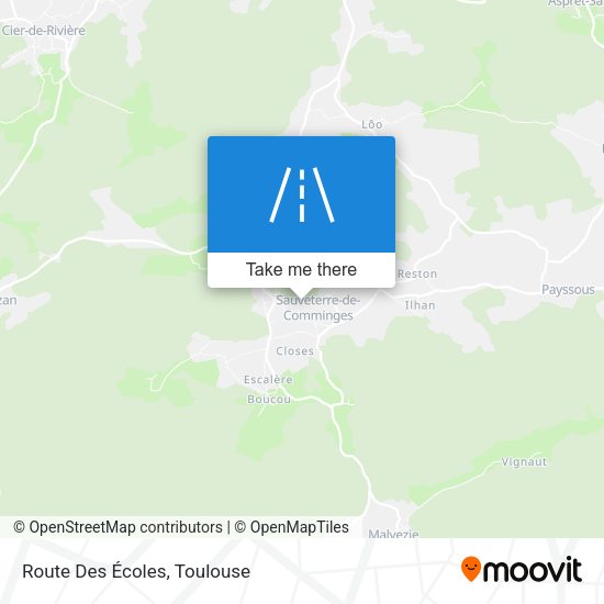 Route Des Écoles map
