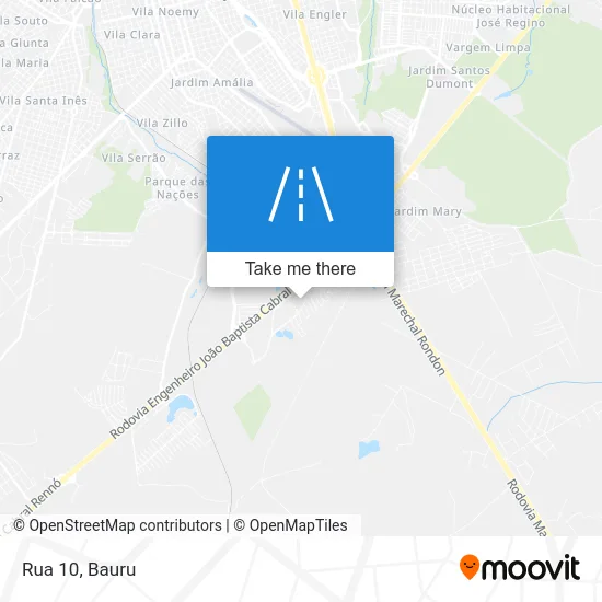 Rua 10 map