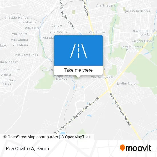 Rua Quatro A map