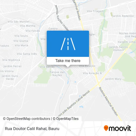 Rua Doutor Calil Rahal map