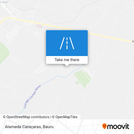Alameda Caraçaras map
