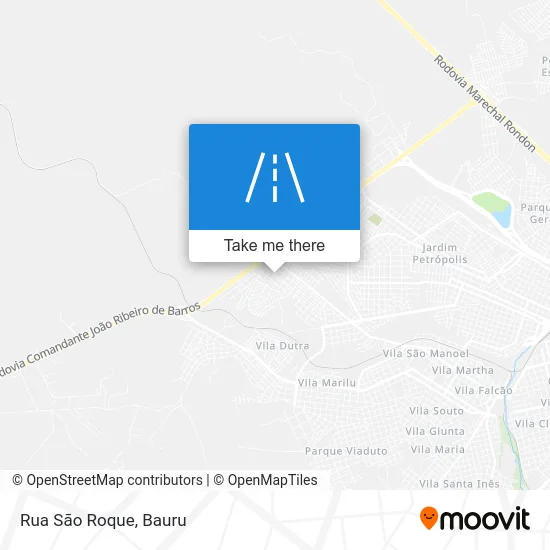 Rua São Roque map
