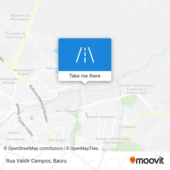 Rua Valdir Campos map