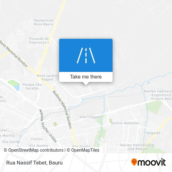 Rua Nassif Tebet map