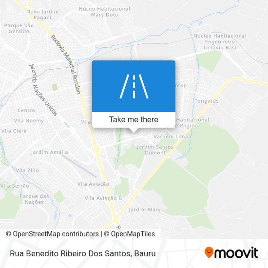 Rua Benedito Ribeiro Dos Santos map