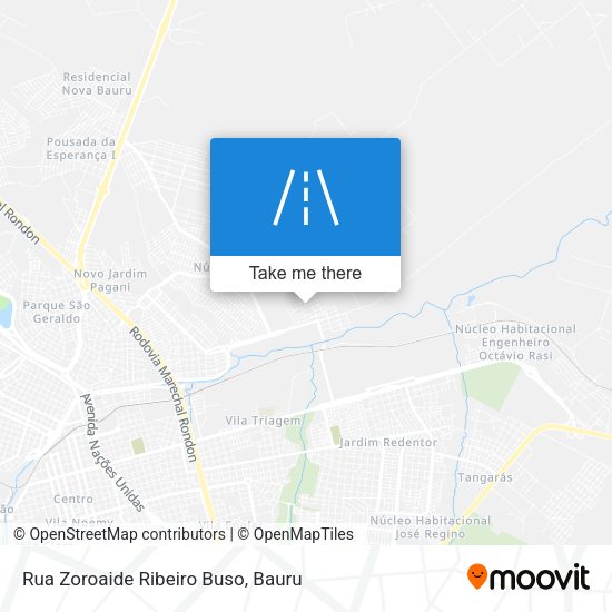 Rua Zoroaide Ribeiro Buso map