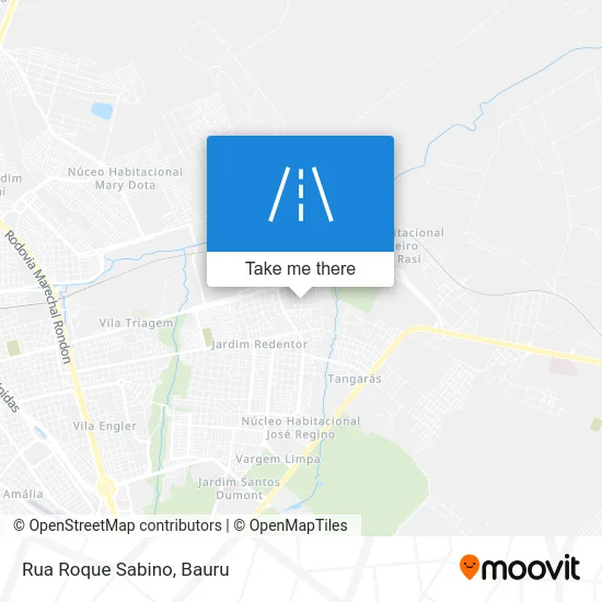 Rua Roque Sabino map