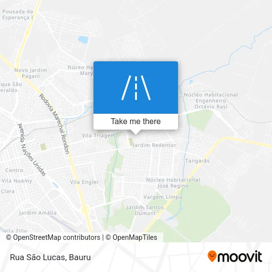Rua São Lucas map