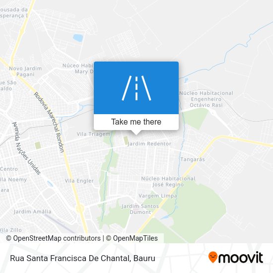 Rua Santa Francisca De Chantal map