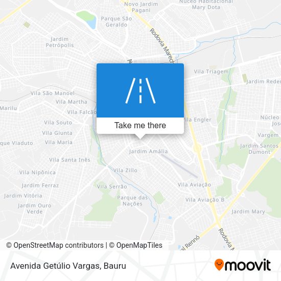 Avenida Getúlio Vargas map