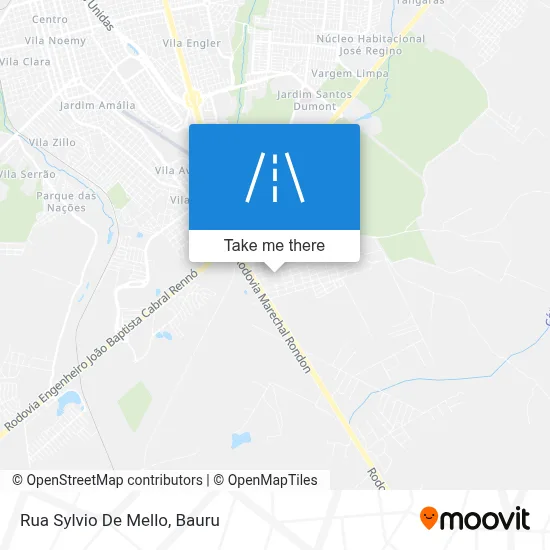 Rua Sylvio De Mello map