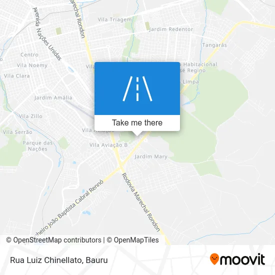 Rua Luiz Chinellato map