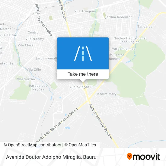 Avenida Doutor Adolpho Miraglia map