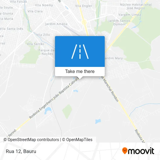 Rua 12 map