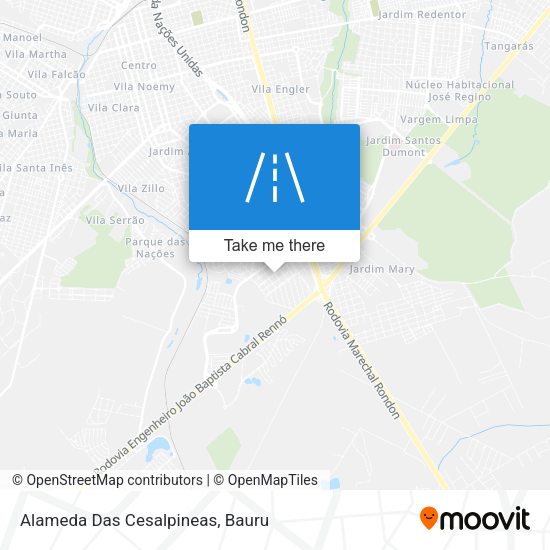Alameda Das Cesalpineas map