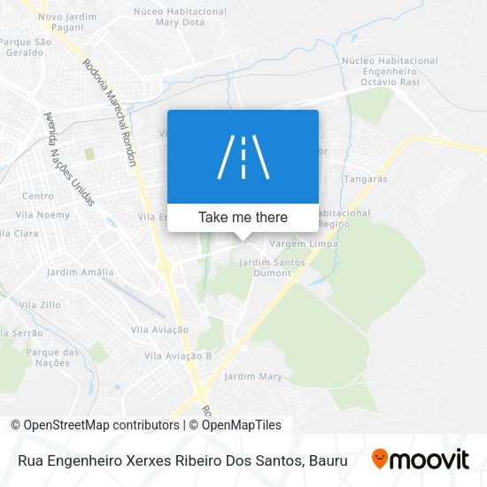 Rua Engenheiro Xerxes Ribeiro Dos Santos map