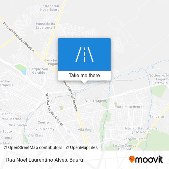 Rua Noel Laurentino Alves map