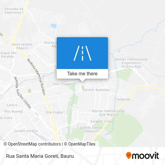 Rua Santa Maria Goreti map