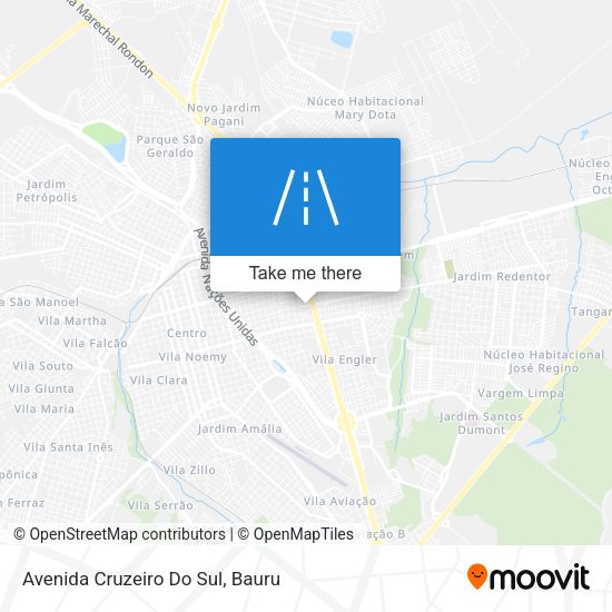 Avenida Cruzeiro Do Sul map