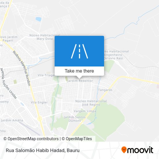 Rua Salomão Habib Hadad map