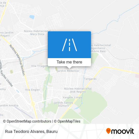 Rua Teodoro Alvares map