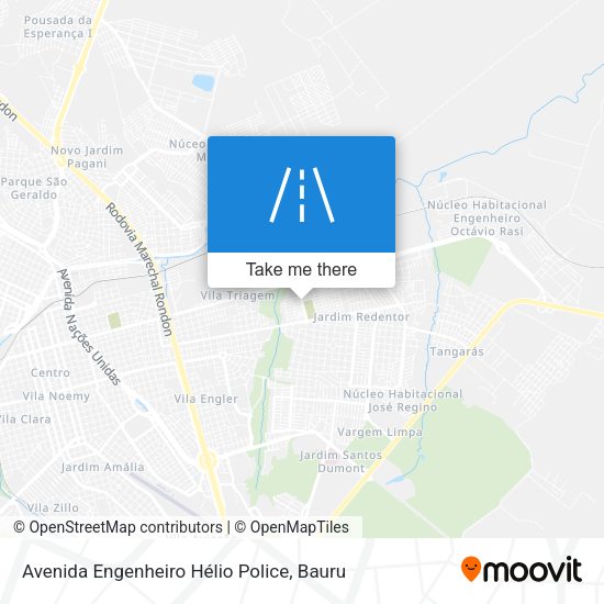 Avenida Engenheiro Hélio Police map