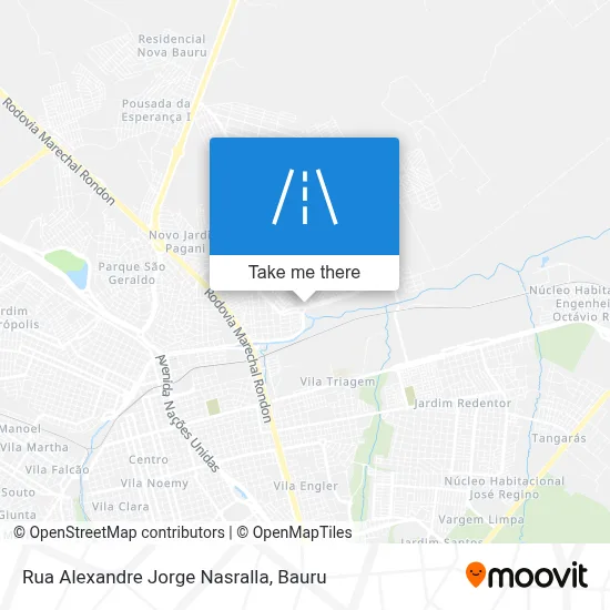 Rua Alexandre Jorge Nasralla map