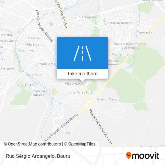 Rua Sérgio Arcangelo map