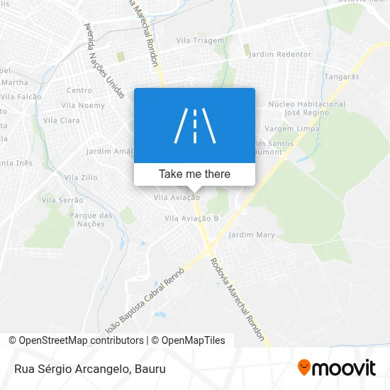 Rua Sérgio Arcangelo map