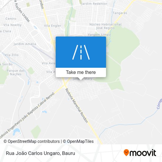 Rua João Carlos Ungaro map
