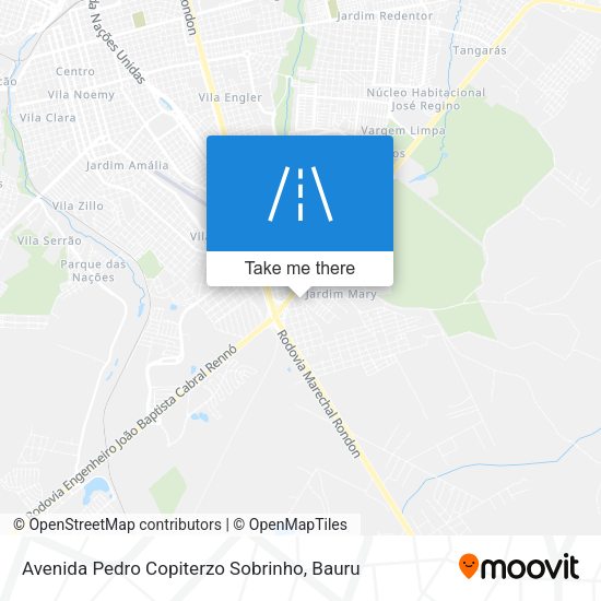 Avenida Pedro Copiterzo Sobrinho map