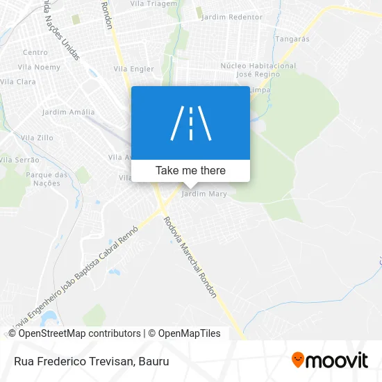 Rua Frederico Trevisan map