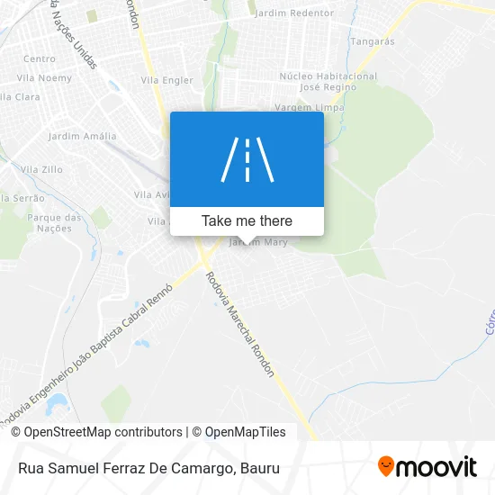 Rua Samuel Ferraz De Camargo map