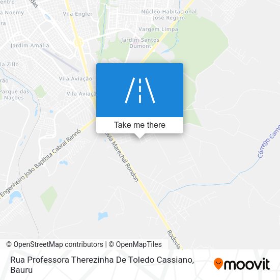 Rua Professora Therezinha De Toledo Cassiano map