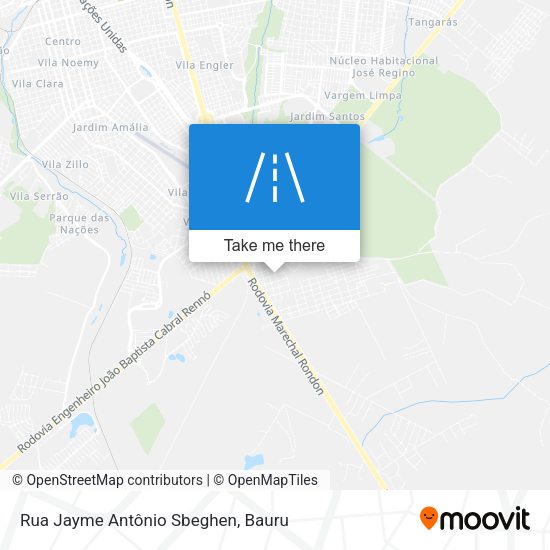 Rua Jayme Antônio Sbeghen map