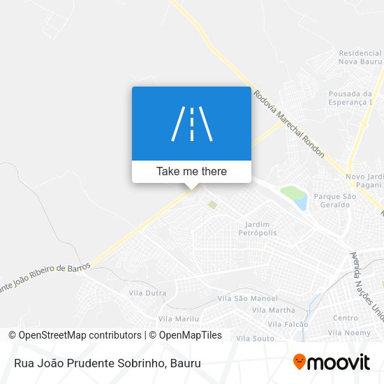 Rua João Prudente Sobrinho map