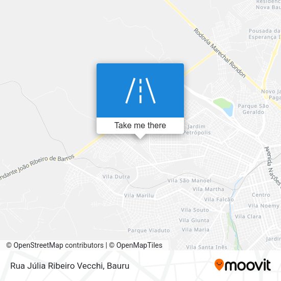 Rua Júlia Ribeiro Vecchi map