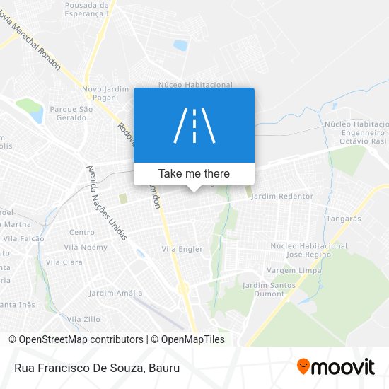 Rua Francisco De Souza map