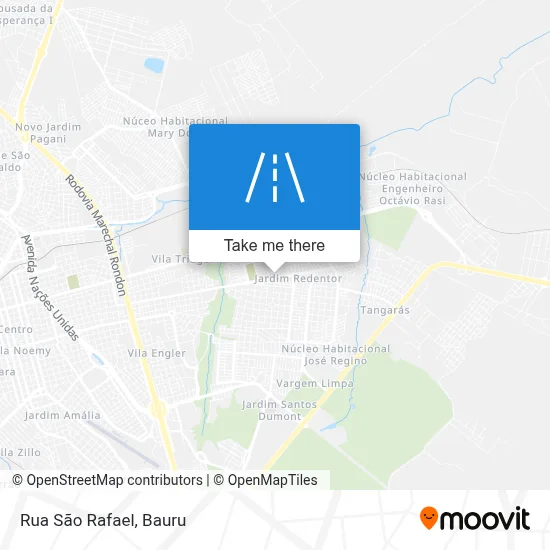 Rua São Rafael map