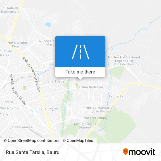 Rua Santa Tarsila map