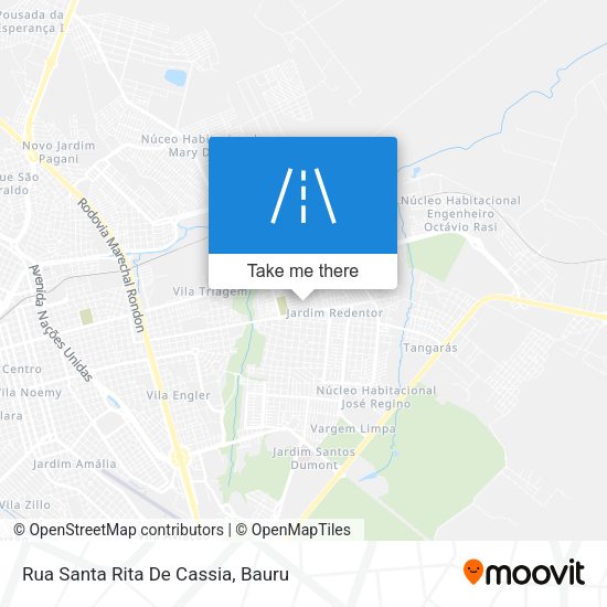 Rua Santa Rita De Cassia map