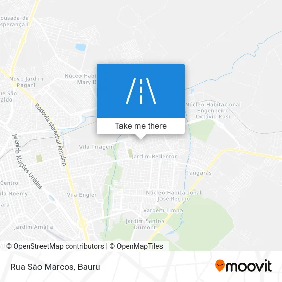 Rua São Marcos map