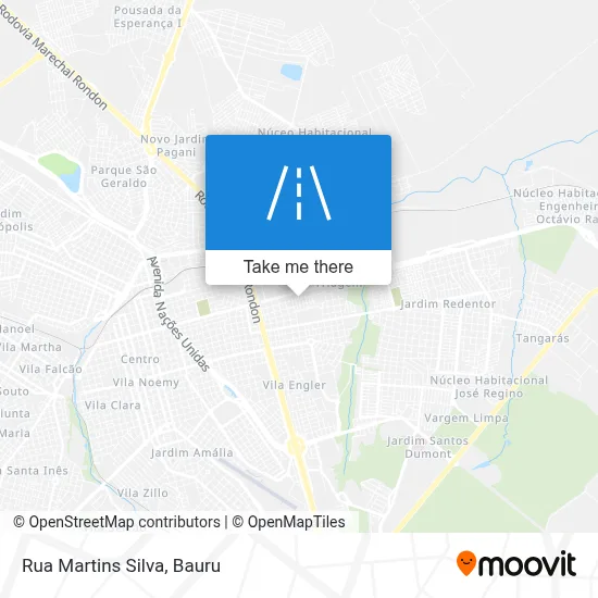 Rua Martins Silva map