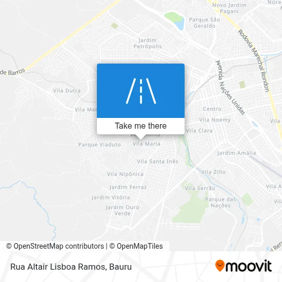 Rua Altair Lisboa Ramos map